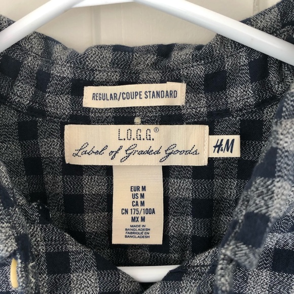 Men’s H&M, medium, gingham shirt - Picture 2 of 3